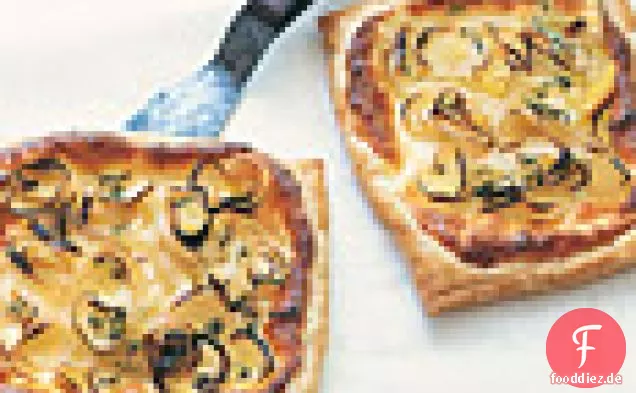 Einfache Lauch-Ricotta-Torten