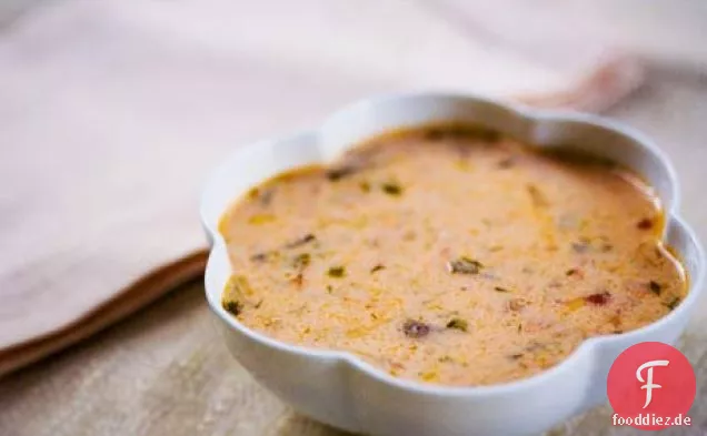 Geräucherter Lachs Bisque