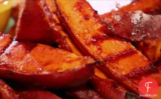 Gegrillte Süßkartoffel-Pommes