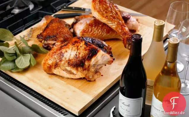 Ted Allens dekonstruierter Weihnachtstruthahn mit Salbeisoße