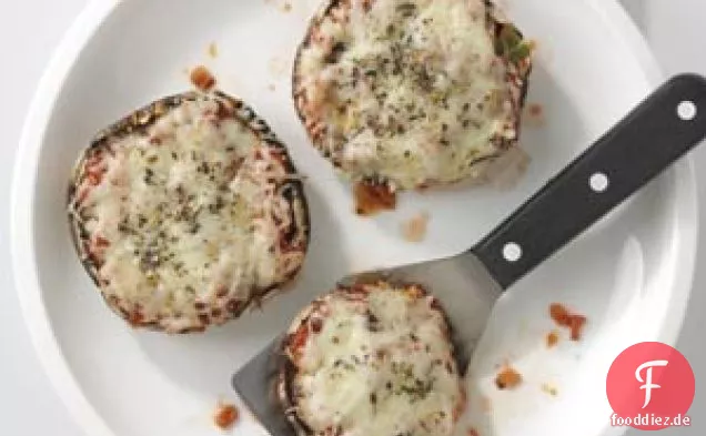 Portobello-Pilz-Pizzabecher