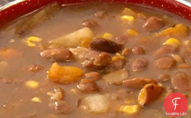 Idaho-Kartoffel- und geräucherter Maiseintopf