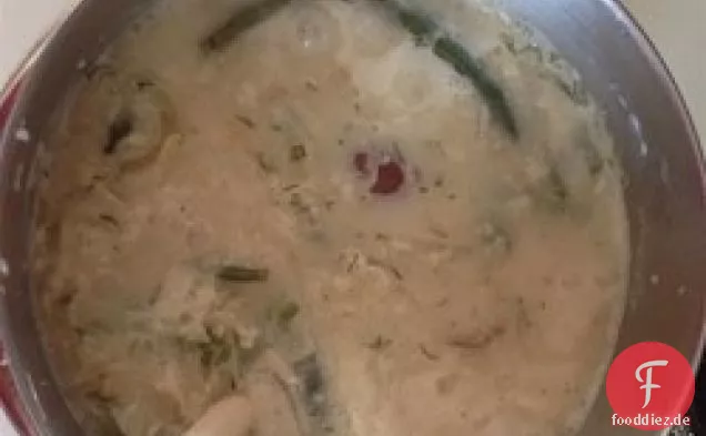 Russische grüne Bohnen-Kartoffel-Suppe