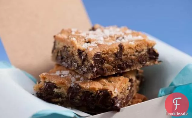 Fleur de Sel Chocolate Chip Blondies