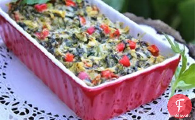 Feiertags-scharfer Spinat-Dip