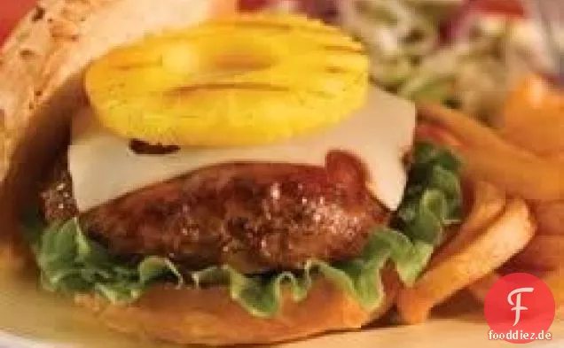 Burger im hawaiianischen Stil