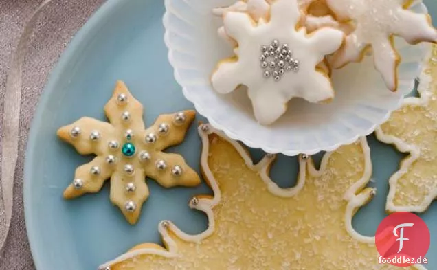 Schneeflockenplätzchen