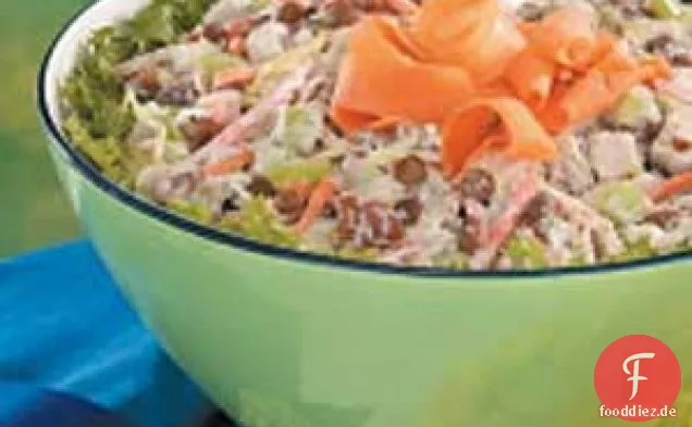 Linsen-Hähnchen-Salat