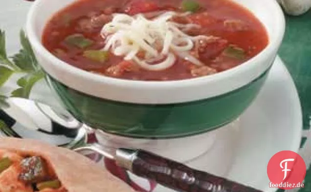 Wurst-Tomaten-Suppe