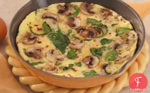 Pilz-Spinat-Omelett