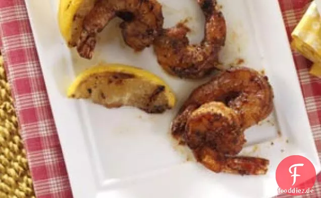Cajun-Garnelenspieße