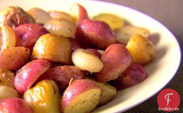 Kartoffeln und Zwiebeln
