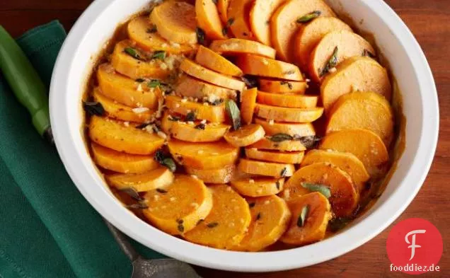 Würziger Süßkartoffelauflauf