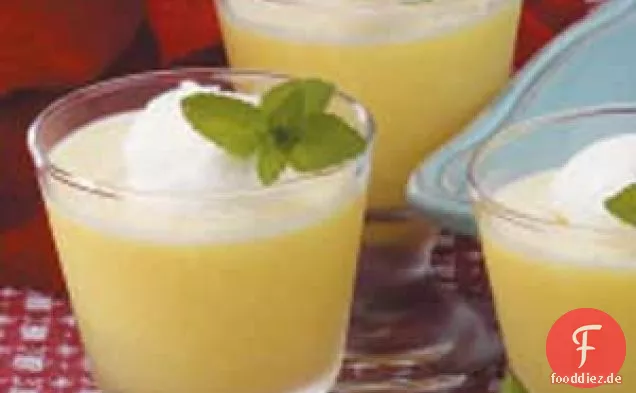 Zitronenpuddingbecher