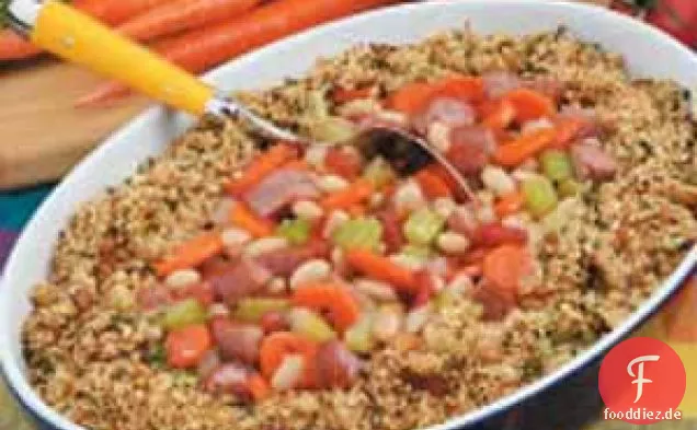 Cassoulet aus dem Ofen