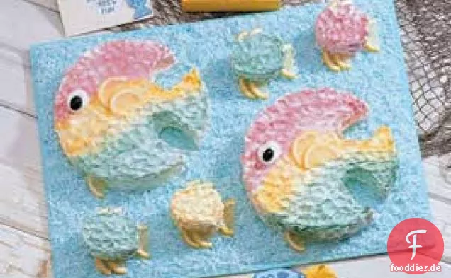 Kuchen in Fischform
