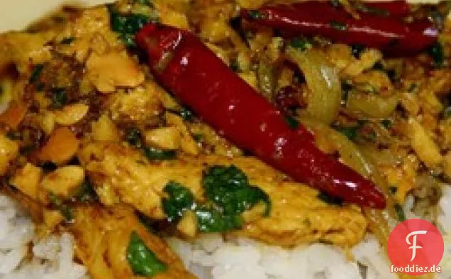 Huhn mit Cashewnüssen