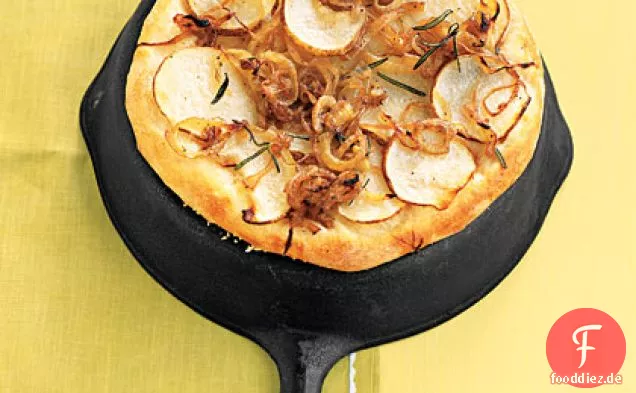 Kartoffel-Zwiebel-Fladenbrot