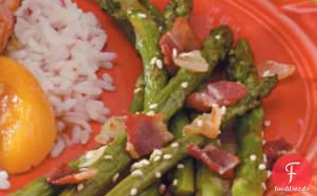 Speck-Zwiebel-Spargel