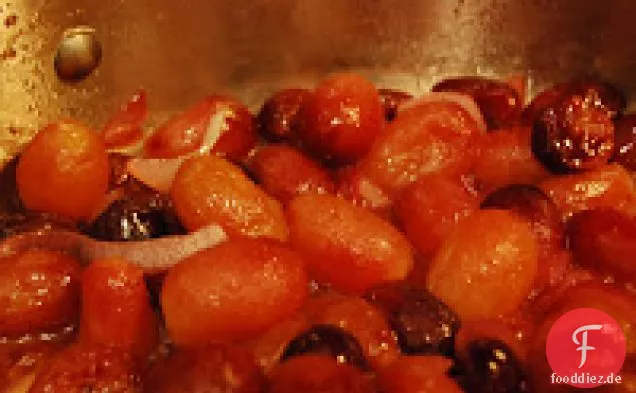 Naptime Gebratene Wurst Mit Trauben Und Zwiebeln