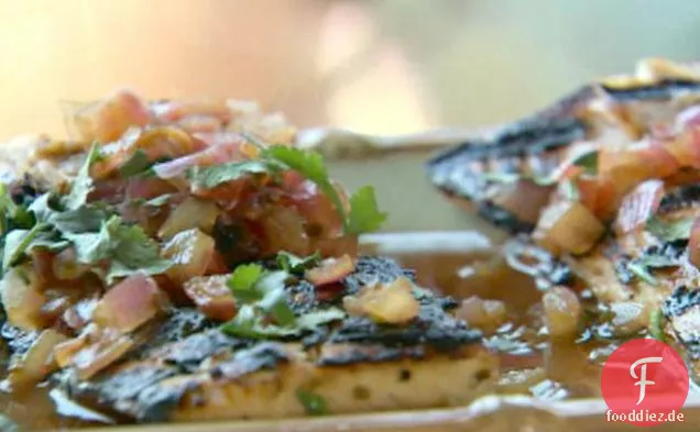 Gegrilltes Mahi-Mahi Ceviche-Stil