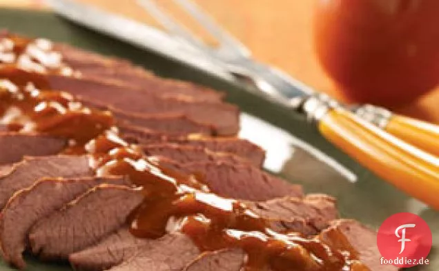 Langsam gegartes, zartes Rinderbruststück