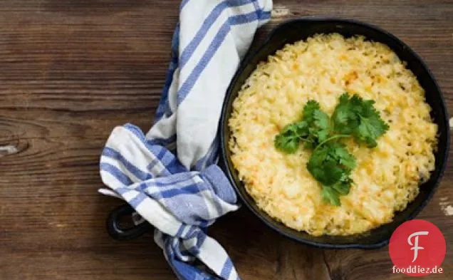Texas Sweet Onion-Auflauf Mit Reis, Chipotle Und Gruyere