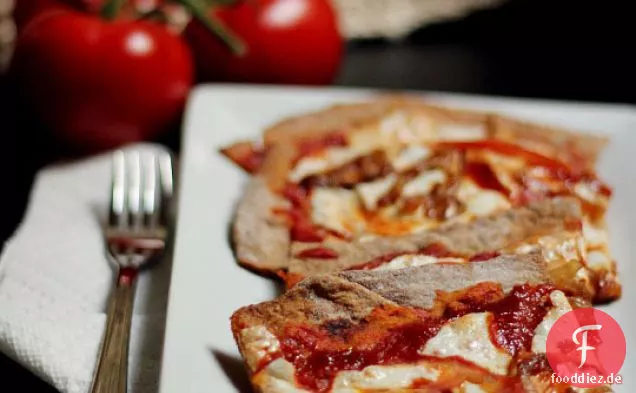 Bbq Chicken Pizza Mit Karamellisierten Zwiebeln