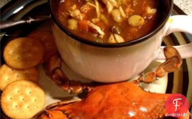Maryland-Krabbensuppe für altehrwürdige Geschmacksknospen