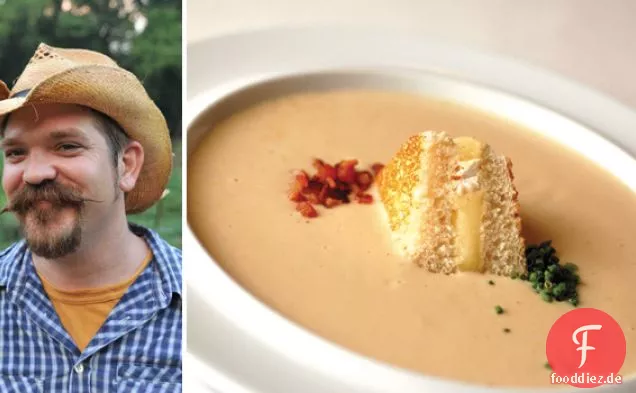 Süße Zwiebel Bisque