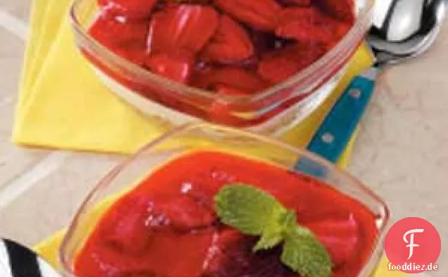 Erdbeer-Brezel-Dessert
