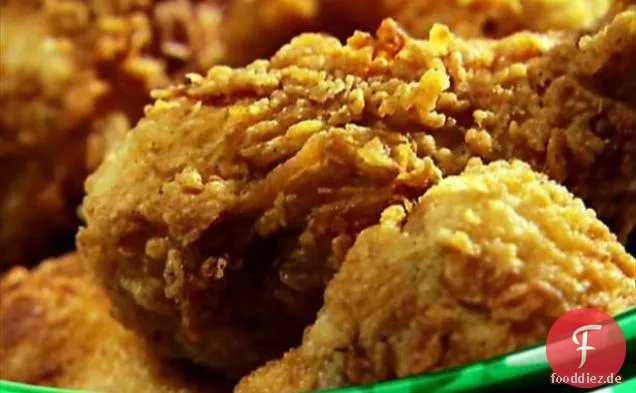 Leichtes und knusprig gebratenes Hähnchen