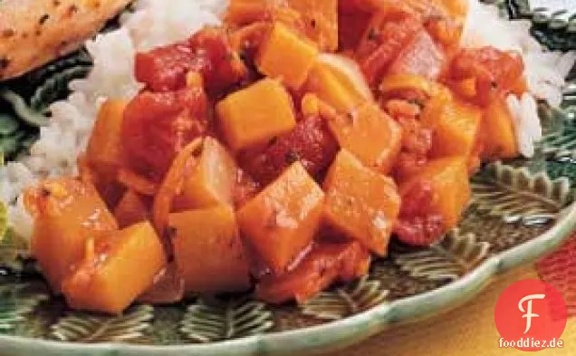 Herzhafter Butternusskürbis