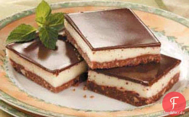 Schokoladen-Erdnussquadrate