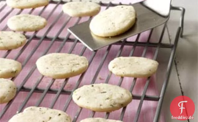 Zitronen-Rosmarin-Shortbread-Kekse