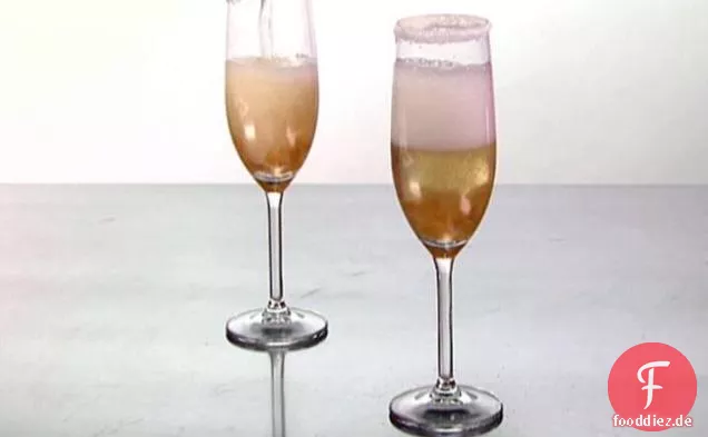 Champagner-Ingwer-Cocktail