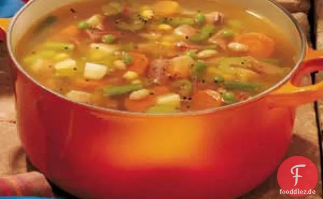 Schinken-Gemüse-Suppe