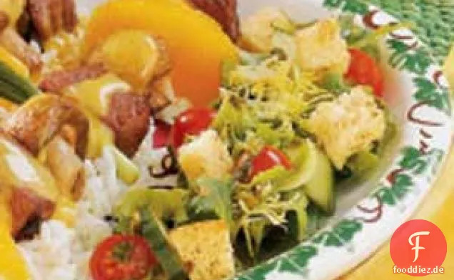 Dilly-Salat-Croutons