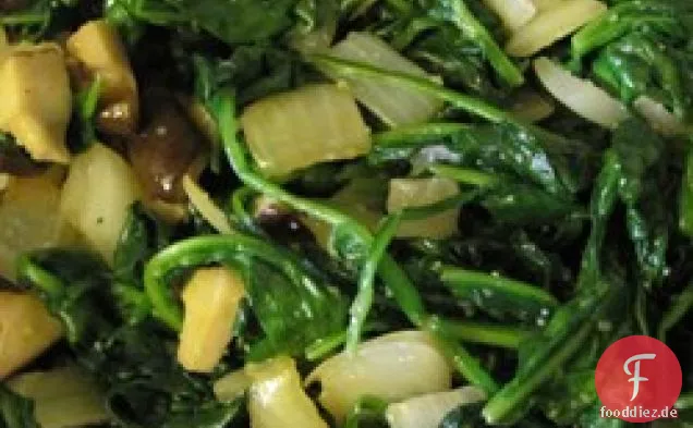 Kamerunischer gebratener Spinat