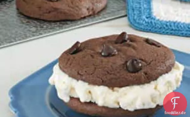 Schokoladeneis-Sandwiches