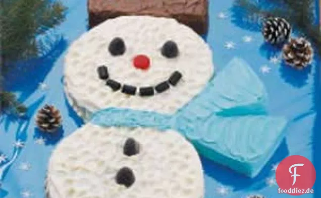 Schneemannkuchen