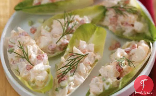 Garnelensalat auf Endivie