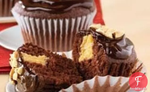 Schokoladen-Erdnussbutter-Cupcakes von KRAFT