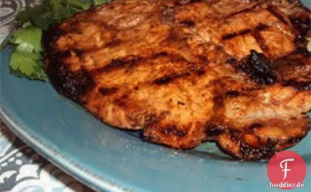 Italienische BBQ-Schweinekoteletts