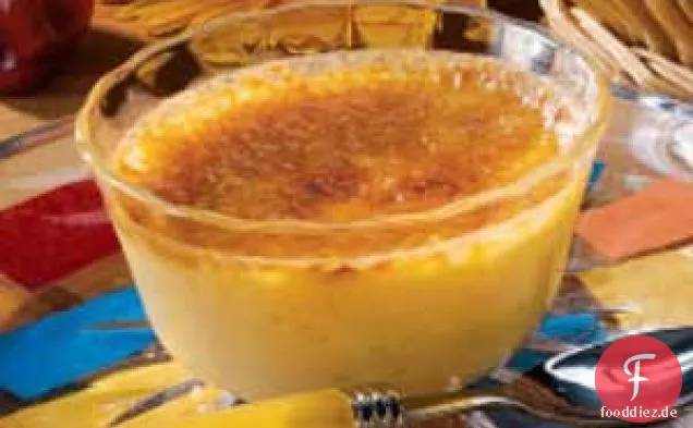 Verbrannter Vanillepudding