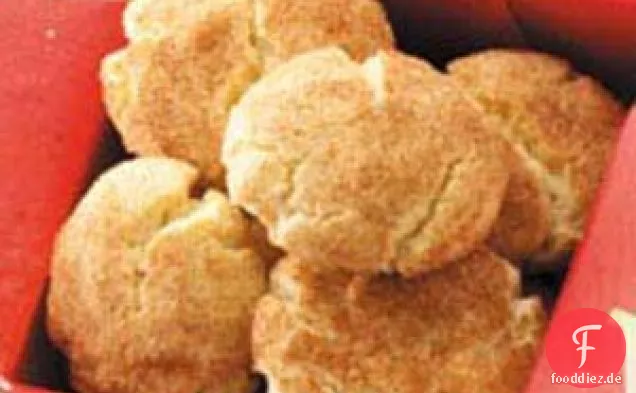 Zimt-Zucker-Crackle-Kekse