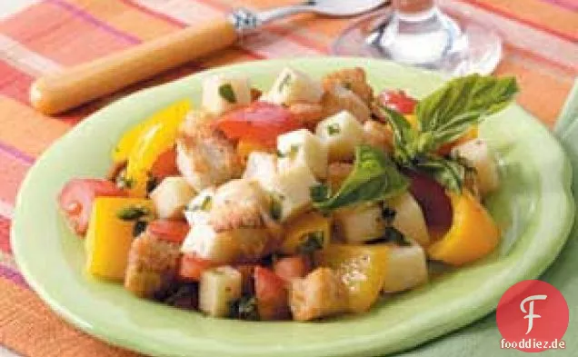 Knuspriger Croutons-Salat