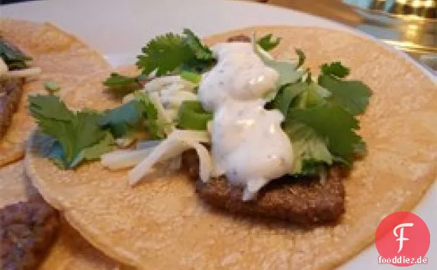 Steak-Tacos mit würziger Joghurtsauce