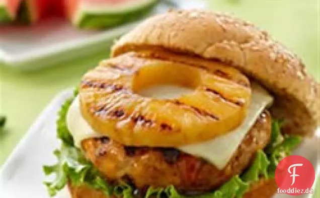 Teriyaki-Ananas-Truthahn-Burger von DOLE®