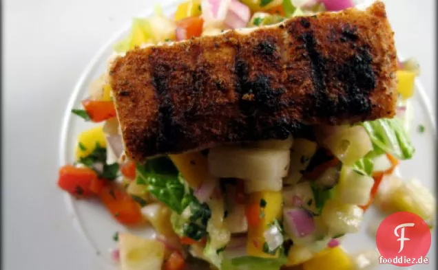 Fisch-Taco-weniger Salat